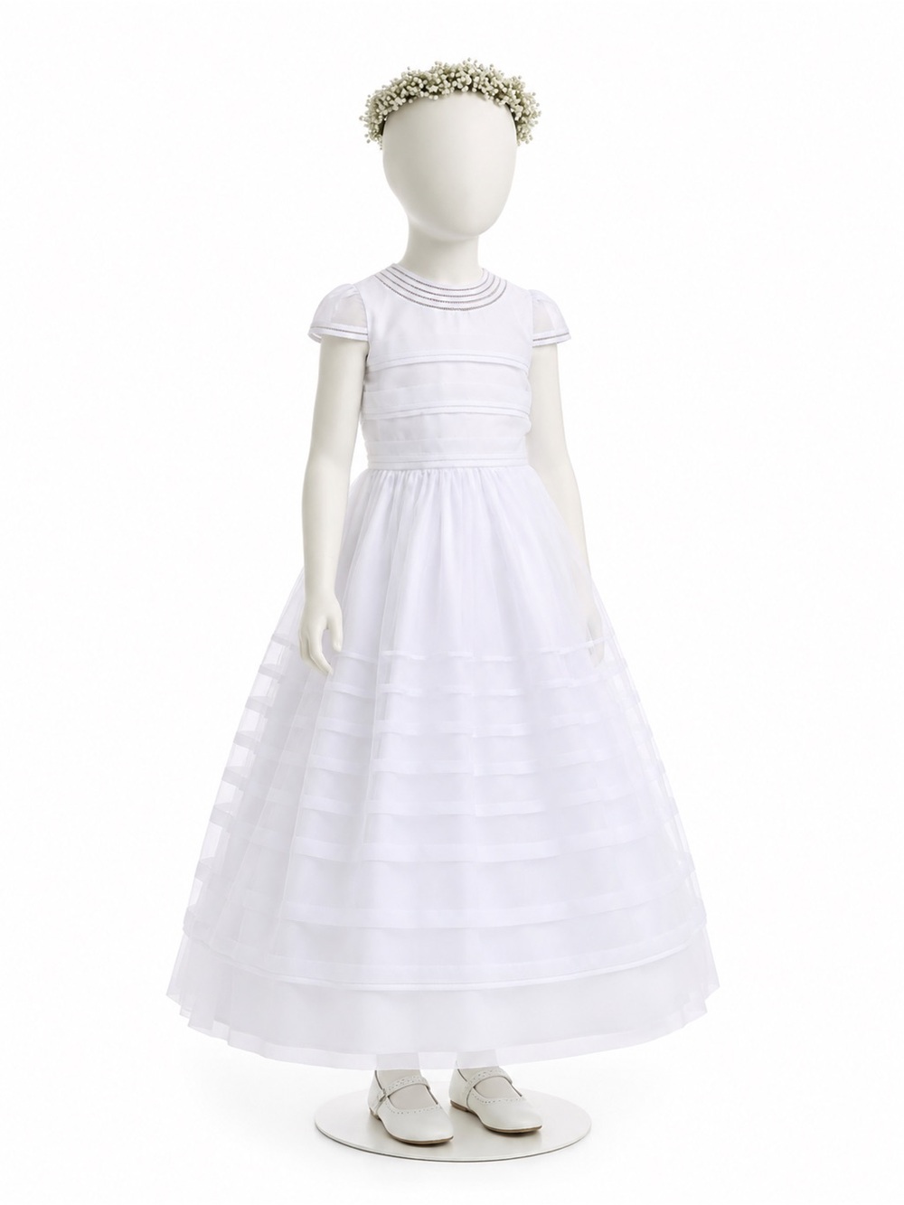 White Girls' Formal Occasion Dress Size:10
